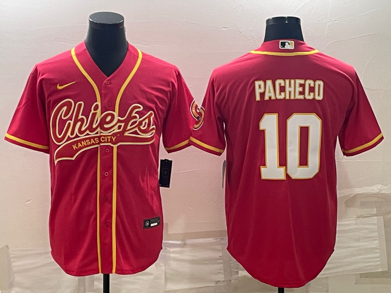 Men's Kansas City Chiefs Isiah Pacheco #10 Red Jersey Joint Edition